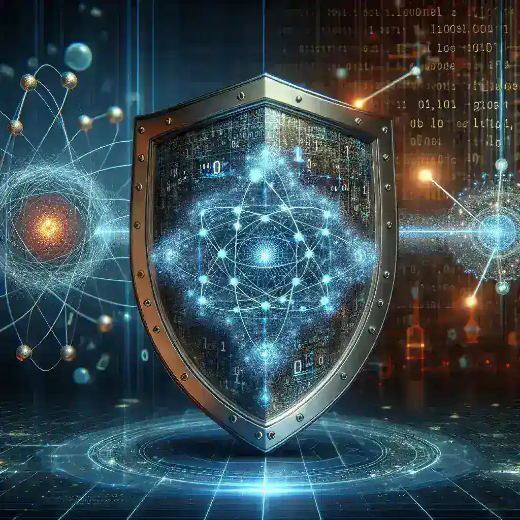 "Infografía sobre securización cuántica y estrategias de protección de redes nacionales, destacando tecnologías de cifrado cuántico y su impacto en la ciberseguridad."