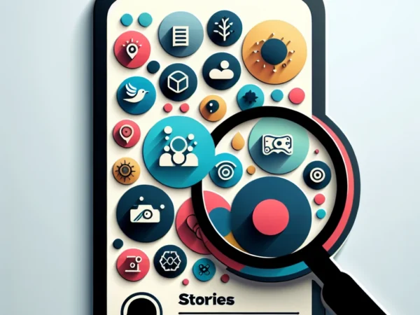 "Visualizador de historias de Instagram: captura de pantalla que muestra la interfaz de una herramienta para ver stories de forma anónima, con ejemplos de diferentes publicaciones y la opción de visualización sin ser visto."