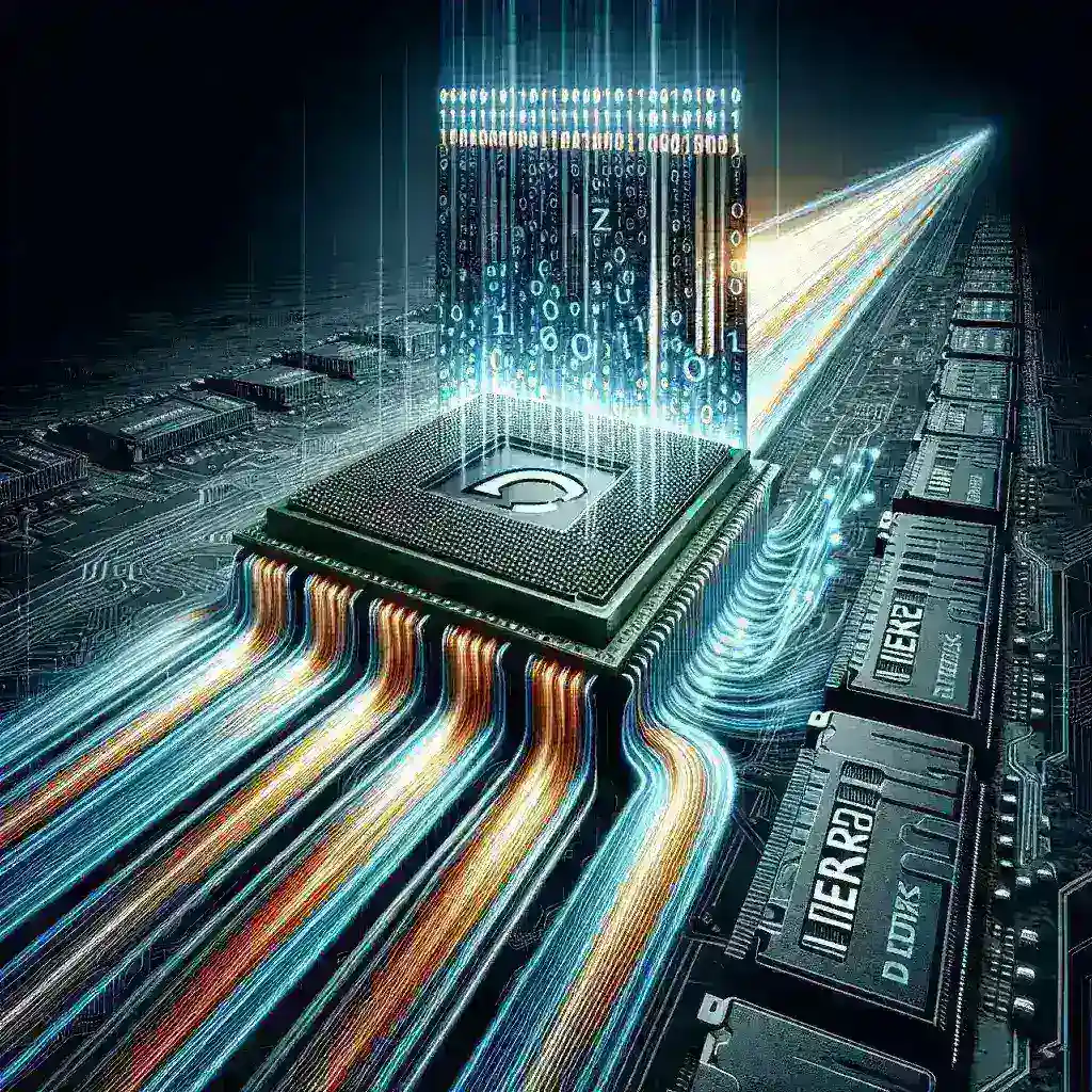 "Imagen que ilustra la compatibilidad de la arquitectura Zen6 con DDR6, destacando el impacto en el ancho de banda de la memoria y su relevancia para el rendimiento de los procesadores."