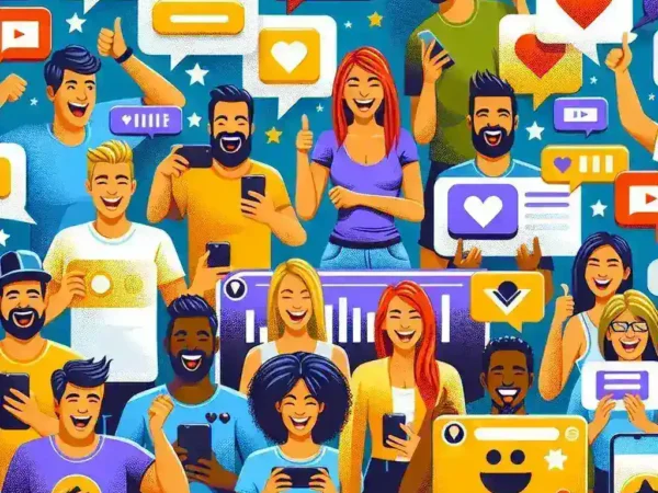 "Usuario participando en encuestas y eventos en la aplicación móvil de Twitch, ilustrando la interactividad y experiencia de la comunidad en tiempo real"